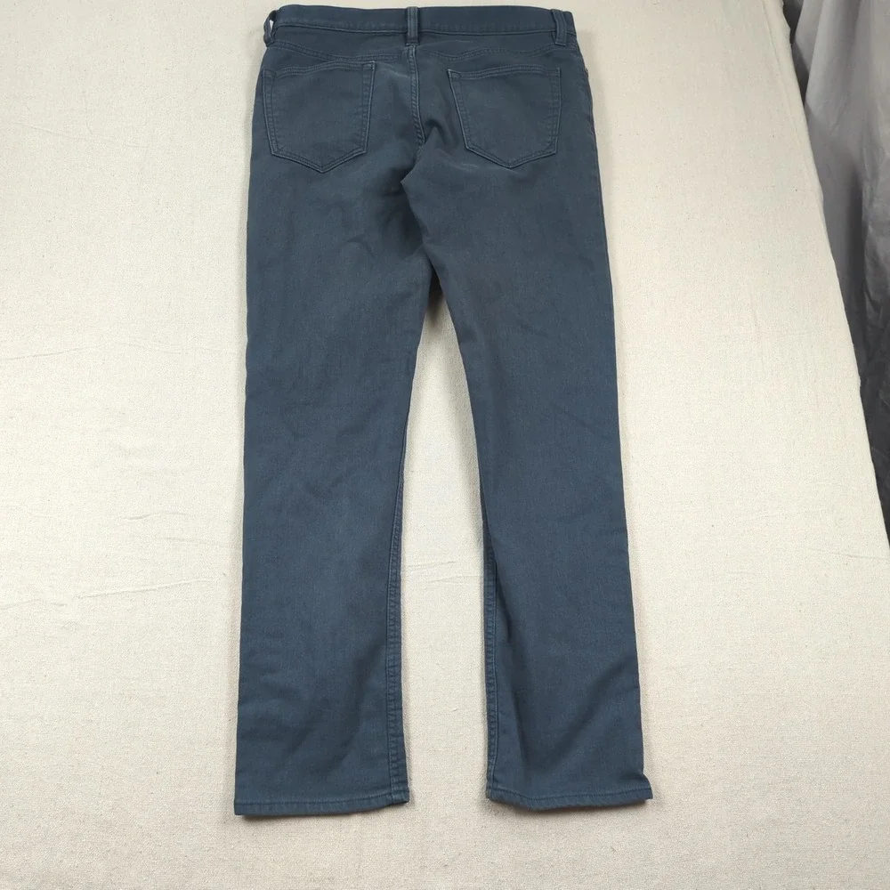 Banana Republic Mens 33x32 Blue Pants Traveler Slim Fit Golf Stretch Casual